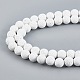 Brins de perles de pierre de lave synthétique X-G-S247-8mm-08-1-4