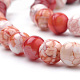 Chapelets de perle en agate naturelle patinée G-S249-07-10mm-3