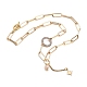 Stern-Lariat-Halsketten aus Messing NJEW-JN03041-03-2