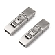 304 Stainless Steel Bayonet Clasps STAS-F122-34P-2