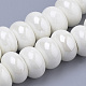 Perles en porcelaine manuelles PORC-Q219-13x9-F26-1