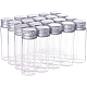 BENECREAT 20PCS 15ml Clear Glass Bottles Candy Bottle with Aluminum Screw Top Empty Sample Jars Sample Vials for Spice Herbs Small Items Storage Wedding Favors AJEW-BC0005-37-15ml-1