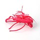 Carnaval bijoux accessoires de fête de cheveux les bandes de cheveux fascinateur organza plume de fleurs des femmes OHAR-S172-04-2