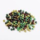 Choc-menthe perles de nacre mélange de perle de verre HY-X006-4mm-04-2