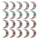 Arricraft 20pcs 2 style liens de composants de lustre en alliage de style tibétain FIND-AR0003-50AS-1
