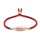 Bracelets coulissants ajustables à cordon torsadé en nylon BJEW-JB05322-01-1