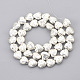 Electroplated Natural Lava Rock Beads Strands G-T126-10S-2