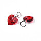 Faceted Transparent Glass Charms GLAA-T024-04I-3