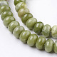 Chapelets de perles de jade naturel G-O162-04-4x6mm-3