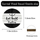 CREATCABIN Bathroom Door Wood Sign Wall Decor Wooden Wall Art Round Sculpture Hanging Wreaths Cutout for Home Front Door Porch Bathroom Gift Farmhouse 11.8Inch-A Hot Bath Will Fix Just About Anything AJEW-WH0334-005-2