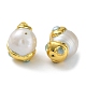 Perles de pépites de perles keshi naturelles baroques KK-K348-04G-2