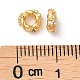 Perline zirconi micro pave  in ottone KK-P239-29B-G-3