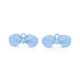 Spray Painted Alloy Stud Earring Findings PALLOY-S139-011-RS-2
