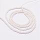 Synthetic Porcelain Beads Strands G-N0214-01-2mm-2
