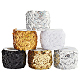 Pandahall elite 12 iarde 6 colori scintillanti perline elastiche in paillette di plastica OCOR-PH0002-14-1