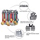 Support de cintre d'affichage de support de médaille de fer DIY-WH0167-71-4