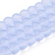 Chapelets de perles en verre transparent GLAA-S031-6mm-25-1