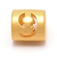 合金ビーズ  中空の番号の列  ゴールドカラー  NUM。9  6.5x6mm  穴：3.3mm FIND-TAC0002-013-09-1