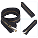 Gorgecraft 12Pcs 6 Style Nylon Closed-end Zipper DIY-GF0006-86-6