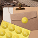 34 hoja de pegatinas autoadhesivas con relieve de lámina dorada. DIY-WH0509-040-6