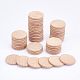 50 шт. необработанных кабошонов из натурального бука WOOD-HY0001-01-5