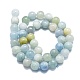 Natürliche Aquamarin Perlen Stränge G-K245-A15-05-2