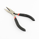 45 # conjuntos de herramientas de joyería de diy de acero al carbono: alicates de punta plana PT-R007-04-3