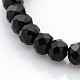 Glass Rondelle Beads Stretch Bracelets BJEW-F069-01-2