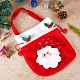 4Pcs 4 Styles Christmas Velvet Candy Bags Decorations sgABAG-SZ0001-14-3