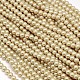 Eco-Friendly Dyed Glass Pearl Round Beads Strands HY-A002-10mm-RB114-2