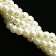 Five-Strands Glass Pearl Necklaces for Carnival NJEW-A274-1-2