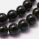 Synthetic Green Goldstone Beads Strands G-N0178-02-8mm-3