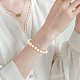 Unicraftale 80 pièces 8 styles 3/4/5/6/8mm 304 ensembles de perles d'espacement en acier inoxydable capuchons d'espacement en forme de fleur en métal capuchon de perle capuchons de perles demi-ronds pour la fabrication de bijoux de bracelet STAS-UN0045-31-5