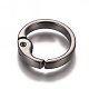 Alloy Spring Gate Rings X-PALLOY-WH0065-76B-2