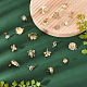 Arricraft 30 pièces 15 styles de boucles d'oreilles à fleurs FIND-AR0001-66-4