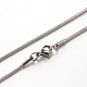 304 Stainless Steel Snake Chain Necklaces STAS-M174-017P-1