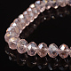 1Strand Faceted Electroplate Glass Rondelle Beads Strands X-EGLA-J047-8x6mm-AB11-2