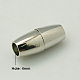 Brass Magnetic Clasps KK-C3036-16x7mm-N-FF-2