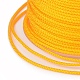 Cordón trenzado de poliéster para la fabricación de joyas OCOR-F011-C02-3