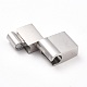 316 Surgical Stainless Steel Magnetic Clasps with Glue-in Ends STAS-M297-03A-P-2