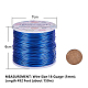 BENECREAT 18 Gauge(1mm) Aluminum Wire 492 FT(150m) Anodized Jewelry Craft Making Beading Floral Colored Aluminum Craft Wire - Blue AW-BC0001-1mm-01-2