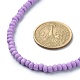 6 collier de perles de rocaille en verre de 6 couleurs avec 304 fermoirs en acier inoxydable. NJEW-JN04380-3
