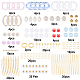 Kit de fabrication d'ensemble de bijoux de bricolage sunnyclue DIY-SC0017-22-2