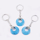 Synthetic Turquoise Keychain KEYC-P041-D02-1