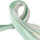 18 ヤード 6 スタイルのポリエステル リボン  DIY手作りクラフト用  髪のちょう結びとギフトの装飾  緑色のカラーパレット  ライトシアン  3/8~1/2インチ（9~12mm）  約3ヤード/スタイル SRIB-Q022-F06-3