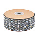 10 Yards Polyester Ribbon with Metallic Trimming OCOR-TAC0034-01-1