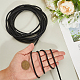 Круглый плетеный шнур из коровьей кожи с буквами длиной 5 м&nbsp;WL-GF0001-34B-03-3