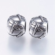 Европейские бусины из нержавеющей стали 304 STAS-I069-16AS