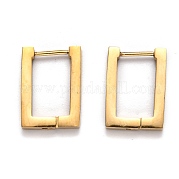 Серьги-кольца Huggie Hoop из нержавеющей стали 304 STAS-H156-10B-G
