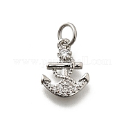 Латунные микро проложить кубического циркония подвески KK-P295-41P